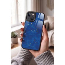 Snacase Apple iPhone 15 Plus Uyumlu Gece Gökyüzü Tasarımlı Glossy Premium Kılıf