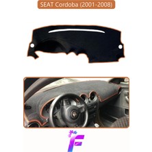 E-BİZ Seat Cordoba (2001-2008) Uyumlu Torpido Örtüsü | Yansıma Önleyici | Tam Koruma | Hızlı Montaj | K10