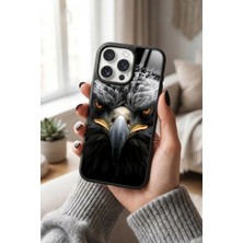 Snacase Apple iPhone 15 Pro Max Uyumlu Kartal Başı Tasarımlı Parlak Premium Kılıf