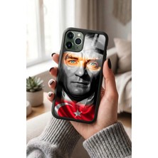 Snacase Apple iPhone 11 Pro Uyumlu Atatürk Portresi Tasarımlı Parlak Premium Kılıf