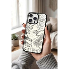 Snacase Apple iPhone 14 Pro Uyumlu Ay Deseni Tasarımlı Parlak Premium Kılıf