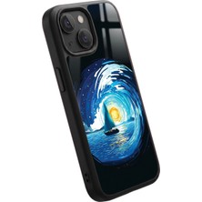 Snacase Apple iPhone 13 Mini Uyumlu Deniz Tasarımlı Glossy Premium Kılıf