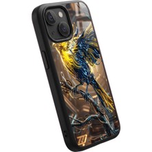 Snacase Apple iPhone 12 Mini Uyumlu Sarı Kanarya Tasarımlı Glossy Premium Kılıf