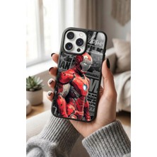 Snacase Apple iPhone 14 Pro Max Uyumlu Iron Man Tasarımlı Glossy Premium Kılıf