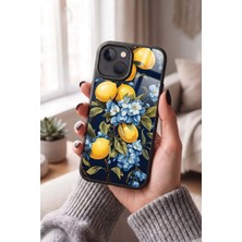 Snacase Apple iPhone 15 Uyumlu Limon Tasarımlı Parlak Premium Kılıf