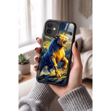 Snacase Apple iPhone 12 / 12 Pro Uyumlu Boğa Tasarımlı Parlak Premium Kılıf
