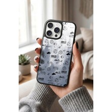 Snacase Apple iPhone 14 Pro Uyumlu Kurt Simgesi Tasarımlı Parlak Premium Kılıf