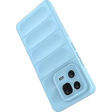 Belirtilmemiş Xiaomi Mi 13 Pro Kılıf Optimum Silikon - Sky Blue