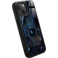 Snacase Apple iPhone 12 Mini Uyumlu Siyah Dolar Tasarımlı Parlak Premium Kılıf