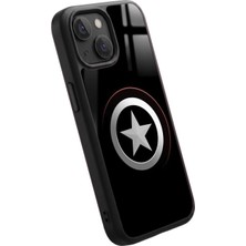 Snacase Apple iPhone 12 Mini Uyumlu Kaptan Amerika Tasarımlı Parlak Premium Kılıf