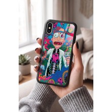 Snacase Apple iPhone x / Xs Uyumlu Rick Sanchez Tasarımlı Parlak Premium Kılıf