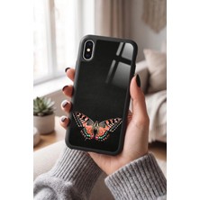 Snacase Apple iPhone Xs Max Uyumlu Renkli Kelebek Tasarımlı Parlak Premium Kılıf