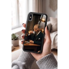 Snacase Apple iPhone x / Xs Uyumlu Atatürk Tasarımlı Parlak Premium Kılıf