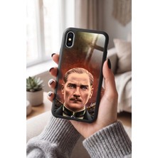 Snacase Apple iPhone Xs Max Uyumlu Atatürk Tasarımlı Parlak Premium Kılıf