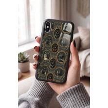 Snacase Apple iPhone Xs Max Uyumlu Siyah Kedi Tasarımlı Parlak Premium Kılıf