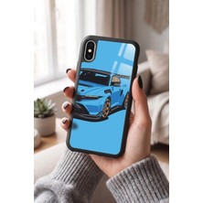 Snacase Apple iPhone x / Xs Uyumlu Spor Araba Tasarımlı Parlak Premium Kılıf