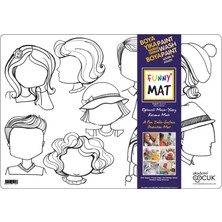 Belirtilmemiş Funny Mat - Duygular - Küçük 33,5X48CM