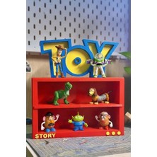Toy Story - Oyuncak Hikayesi Tasarımlı Raflı Stand