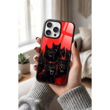 Snacase Apple iPhone 14 Pro Uyumlu Korkunç Kurtlar Tasarımlı Parlak Premium Kılıf