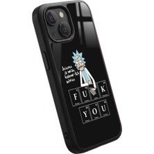 Snacase Apple iPhone 12 Mini Uyumlu Rick Sanchez Tasarımlı Parlak Premium Kılıf