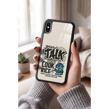 Snacase Apple iPhone Xs Max Uyumlu Robot Grafik Tasarımlı Glossy Premium Kılıf