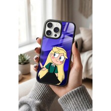 Snacase Apple iPhone 16 Pro Uyumlu Star Butterfly Tasarımlı Parlak Premium Kılıf