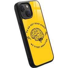 Snacase Apple iPhone 13 Mini Uyumlu Beyin Çizimi Tasarımlı Parlak Premium Kılıf