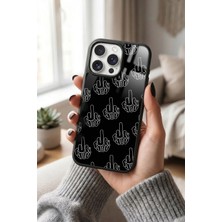 Snacase Apple iPhone 14 Pro Max Uyumlu Black Desen Tasarımlı Parlak Premium Kılıf