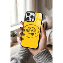 Snacase Apple iPhone 14 Pro Uyumlu Beyin Çizimi Tasarımlı Glossy Premium Kılıf