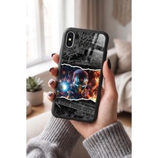 Snacase Apple iPhone Xs Max Uyumlu Demir Adam Tasarımlı Glossy Premium Kılıf