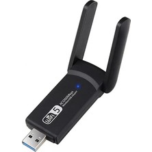 Belirtilmemiş Kablosuz Wifi Alıcı AC1300 Mbps Dual Band USB 3.0 Adaptör