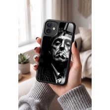 Snacase Apple iPhone 12 / 12 Pro Uyumlu Al Pacino Tasarımlı Parlak Premium Kılıf