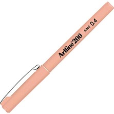 Artline : 220N Super Fine Ince Keçe Uçlu Yazı Kalemi : 0,2 mm : Kayısı