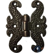 Marsilyan Zamak Kelebek Menteşe - Büyük, 50X67MM, Oksit, 100 Adet