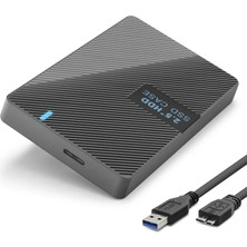Belirtilmemiş 2.5 Sata Hdd/ssd Harici Disk Kutusu USB 3.0 Micro-B - Siyah HDX1792