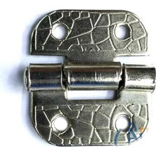 Belirtilmemiş Stoplu Menteşe - 30X33MM, Nikel, 100 Adet