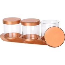 Marsilyan Bronz Baharat Seti Lüx 3lü Set