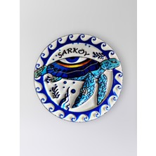 Mundy Şarköy Polyester Kabartmalı Kaplumbağalı Magnet 7 cm Dekoratif Hediyelik Buzdolabı Süsü (KOD:1302)
