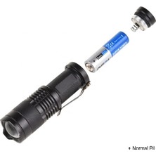 Marsilyan Mini Güçlü Şarjlı Pilli El Feneri WT-304