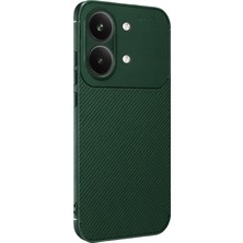 Glblseme Newface Xiaomi Poco X8 Pro Max Auto Focus Karbon Kapak - Koyu Yeşil