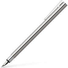 Graf Von Faber-Castell Faber-Castell Neo Slim Parlak/çelik Dolma Kalem (M)