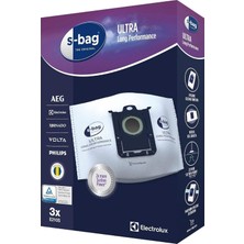 Electrolux E210S S-Bag Ultra Long Performance Elektrikli Süpürge Toz Torbası | 5 Litre Kapasite, Yük