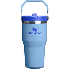 Stanley The Iceflow Flip Straw 2.0 Tumbler 0.60L Pipetli Termos 10-13425-0137 Mavi