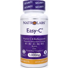 Easy-C Ester C Vitamini 1000 Mg 60 Tablet | Bağışıklık ve Enerji Desteği
