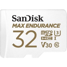 Sandisk Max Endurance Microsdhc 32GB Sd Adapter For Home Security Cameras & Dashcams, Up To 15,000 H