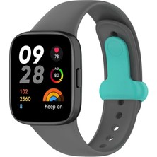 Sepetopia Xiaomi Redmi Watch 3 Origin Silikon Kordon - Füme