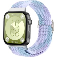 Sepetopia Huawei Fit 4 Star Kordon - Lila-Beyaz