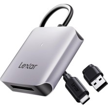 Lexar RW510 Cfexpress Tip B Kart Okuyucu, 10 Gbps'ye Kadar, USB 3.2 Gen 2 Cf Bellek Kartı Için, USB