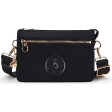 Kipling Çapraz Çanta Rırı Zıp, Standart, 5003326522, Siyah, Kadın