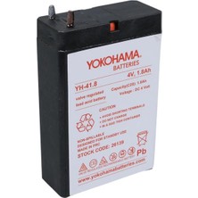 Sepetopia Yokohama Yh-41.8 4 Volt - 1.8 Amper Akü (50X76X22 Mm)